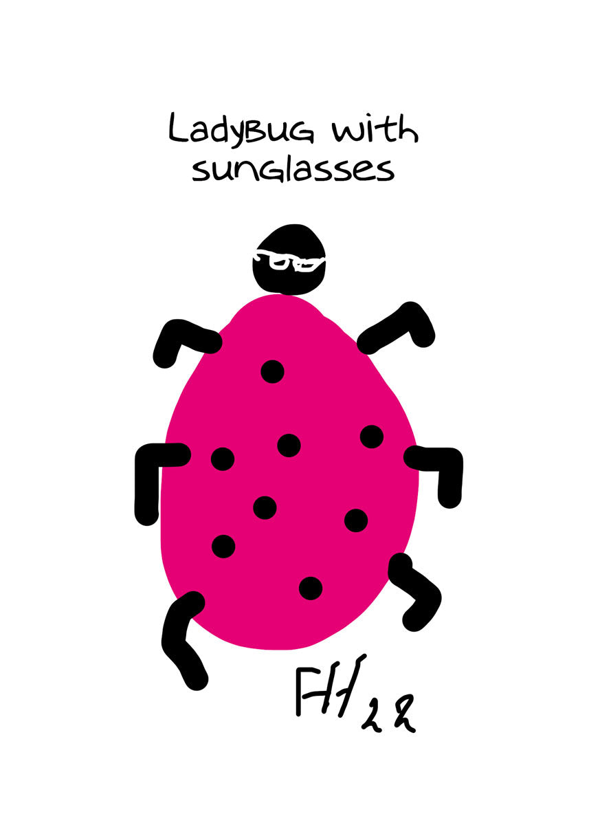 LadyBug with sunglasses